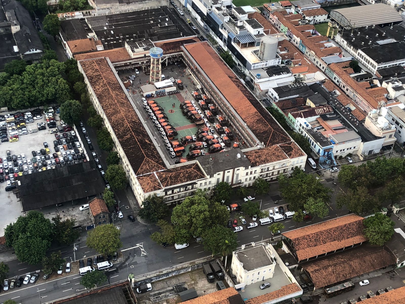 Garagem da Comlurb em São Cristóvão