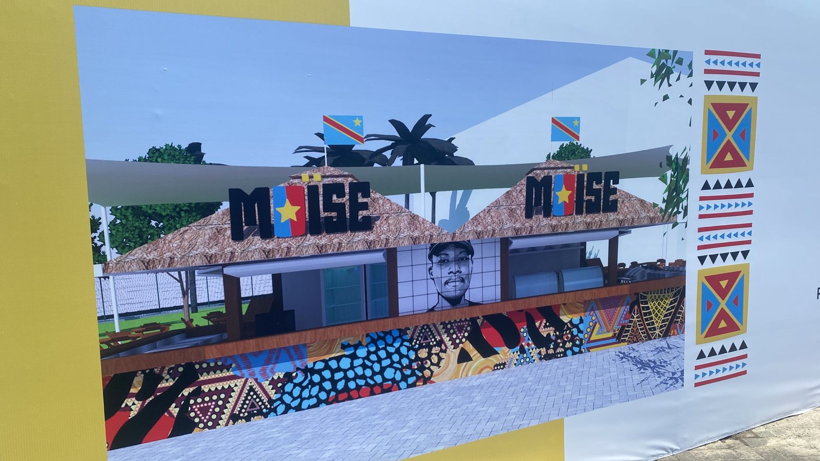 Prefeitura inicia obras no quiosque em homenagem ao congolês Moïse Mugeny