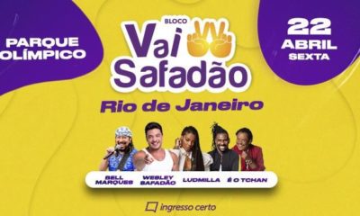 Bloco 'Vai Safadão' reúne funk, axé e forró no carnaval do Rio