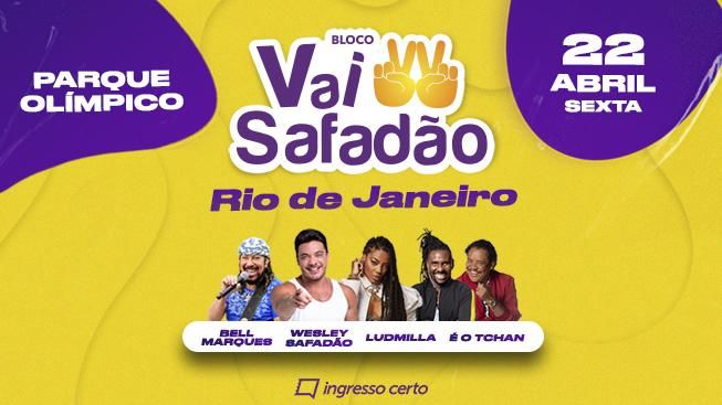 Bloco 'Vai Safadão' reúne funk, axé e forró no carnaval do Rio