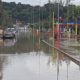 Ponto de alagamento em Belford Roxo, na Baixada Fluminense