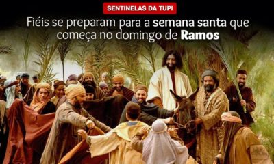 Fiéis se preparam para início da semana santa