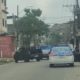 Viaturas da polícia em operação em Duque de Caxias