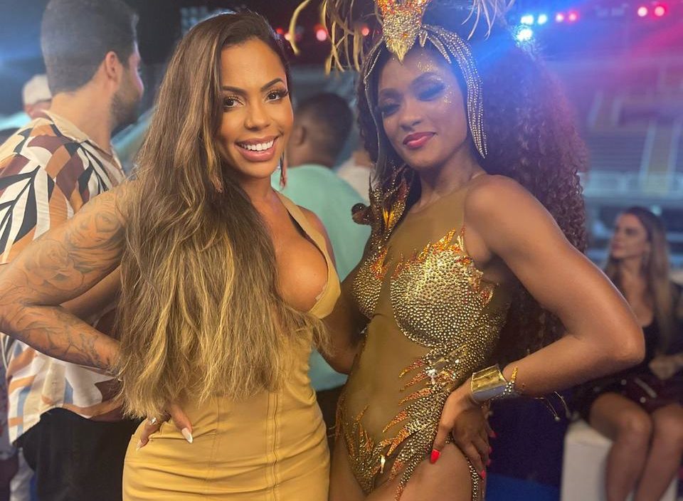 Mylla Ribeiro e Érika Januzzi se encontram em camarote de famosos: 'Ela é uma mulher maravilhosa'