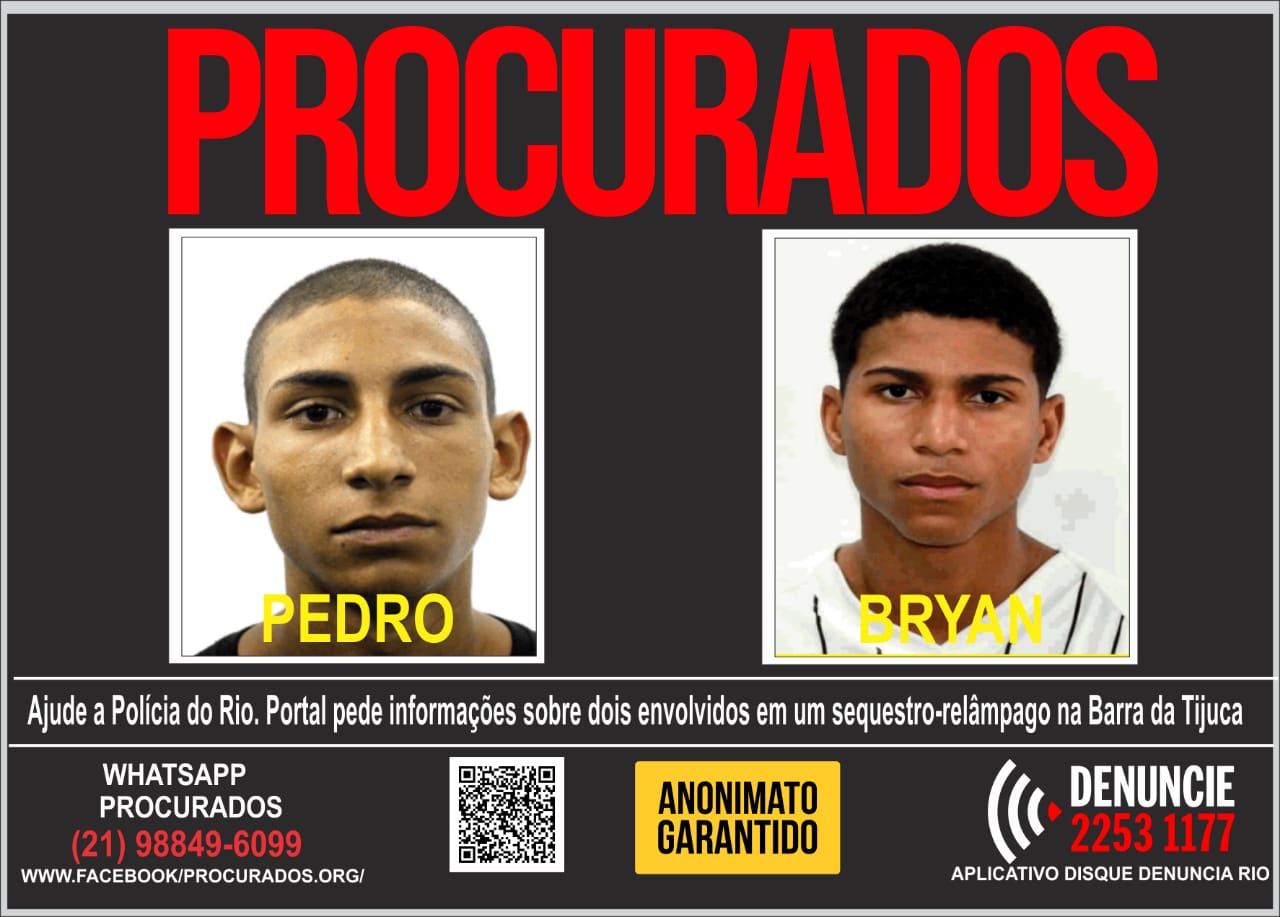 Polícia procura por sequestradores de mãe e filho na Barra