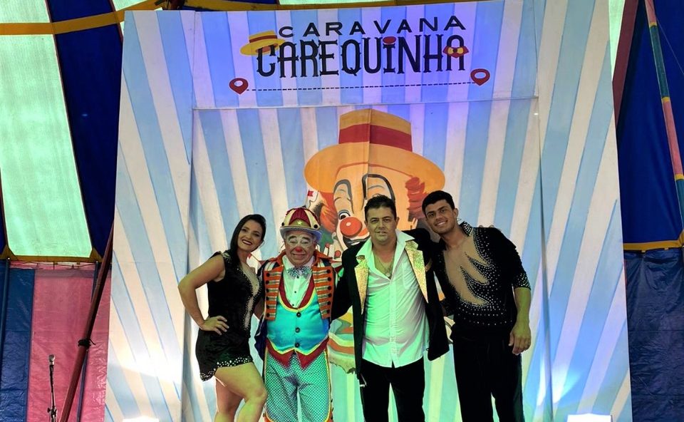 American Circus grava participação no projeto 'Caravana Carequinha'