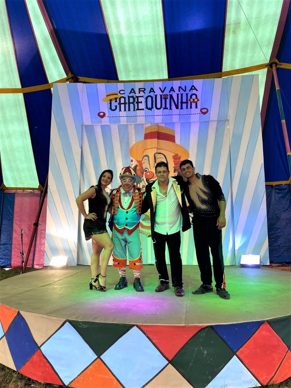 American Circus grava participação no projeto 'Caravana Carequinha'