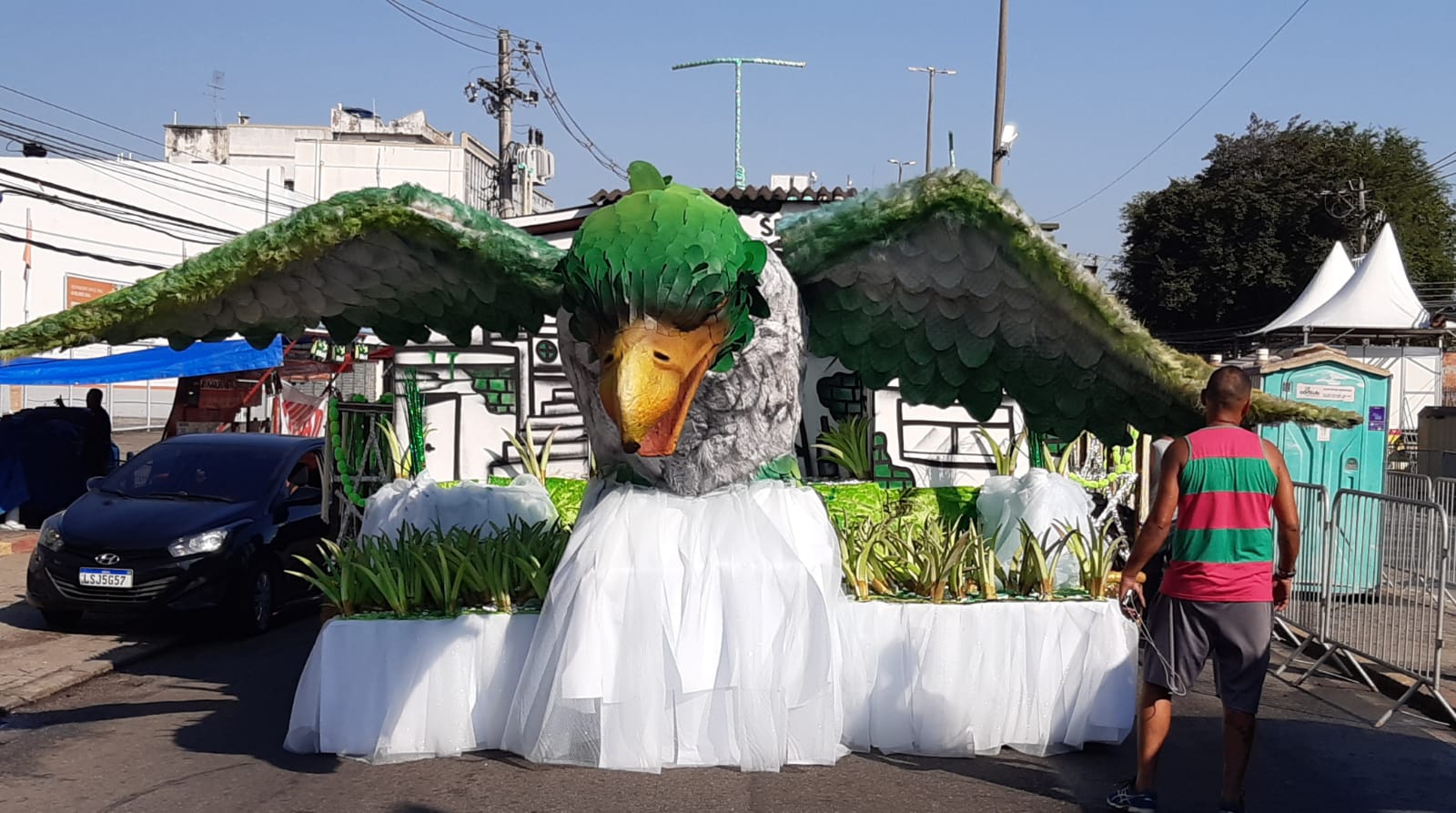 Carro alegórico da Mocidade de Vicente de Carvalho