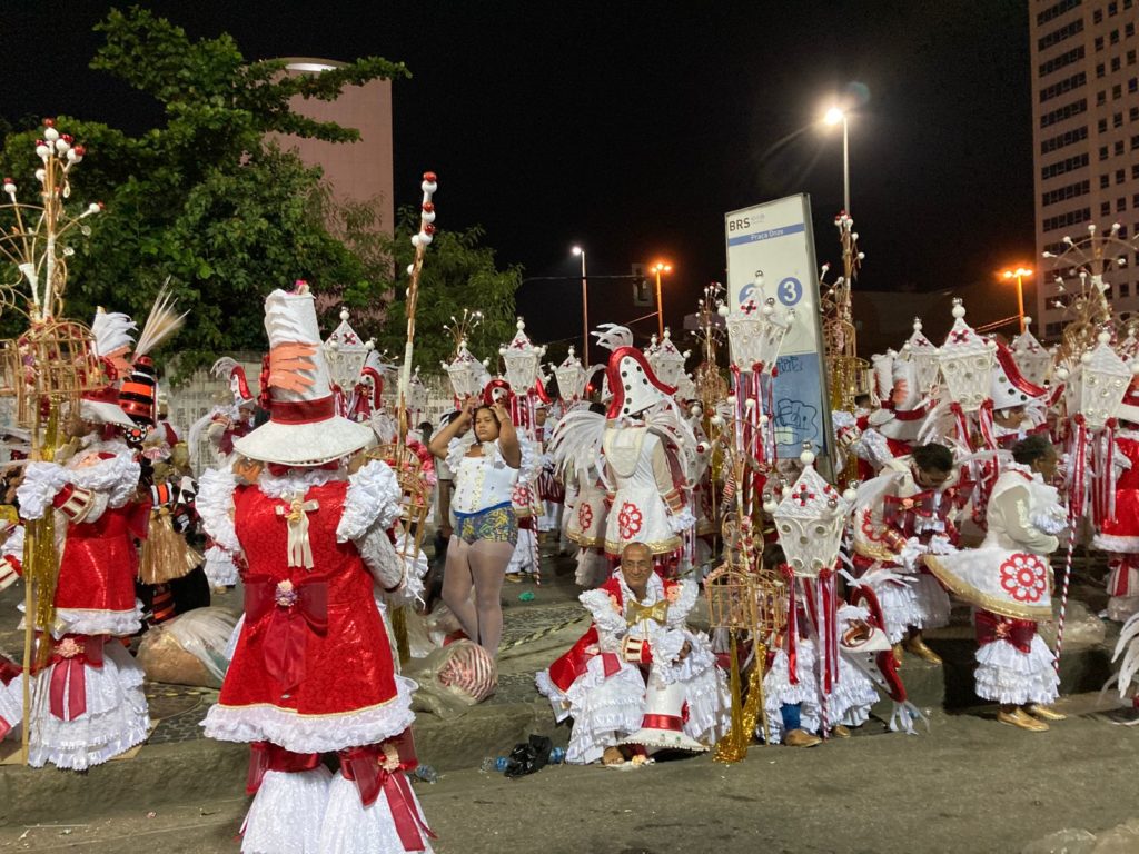 Concentração Imperatriz Leopoldinense. (Foto: Talita Giudice/Super Rádio Tupi)