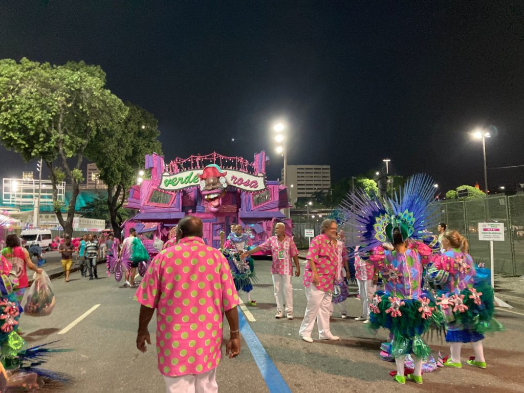 Concentração da Mangueira. (Foto: Talita Giudice/Super Rádio Tupi)