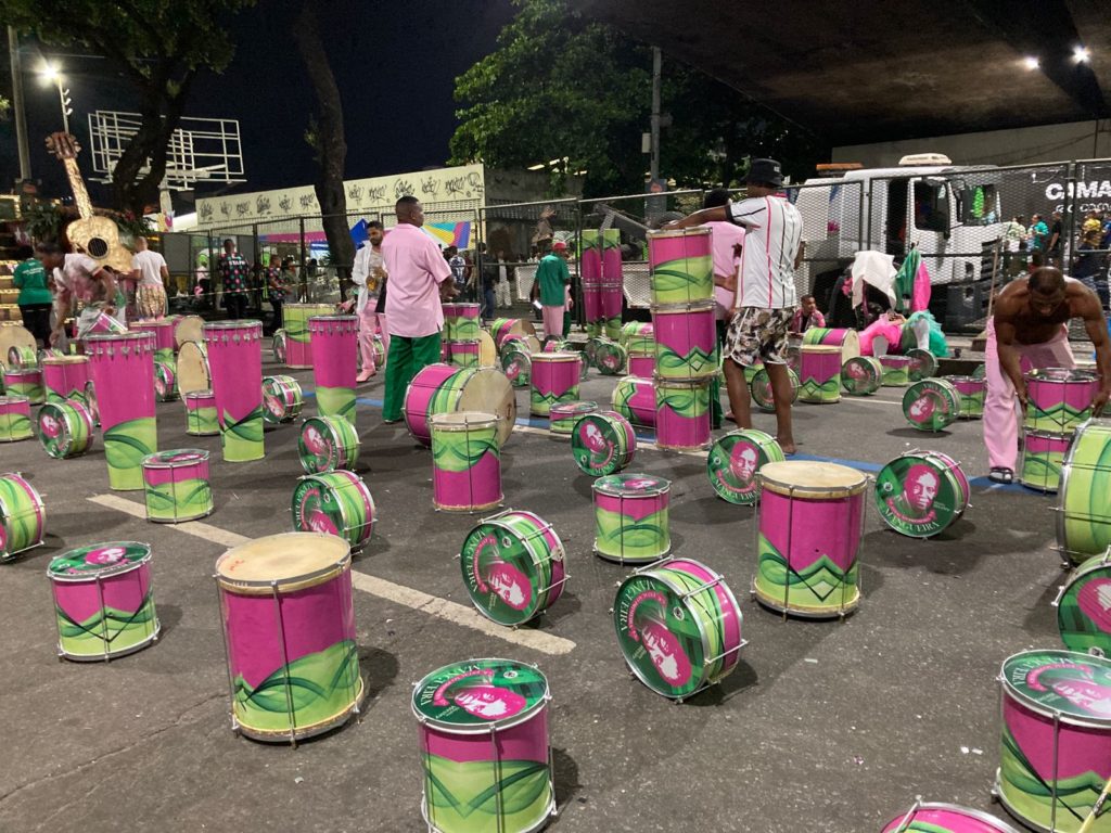 Concentração da Mangueira. (Foto: Talita Giudice/Super Rádio Tupi)