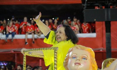 Rosa Magalhães, carnavalesca daImperatriz Leopoldinense. (Foto: Talita Giudice / Super Rádio Tupi)