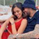 Neymar abraçado com a namorada Bruna Biancardi