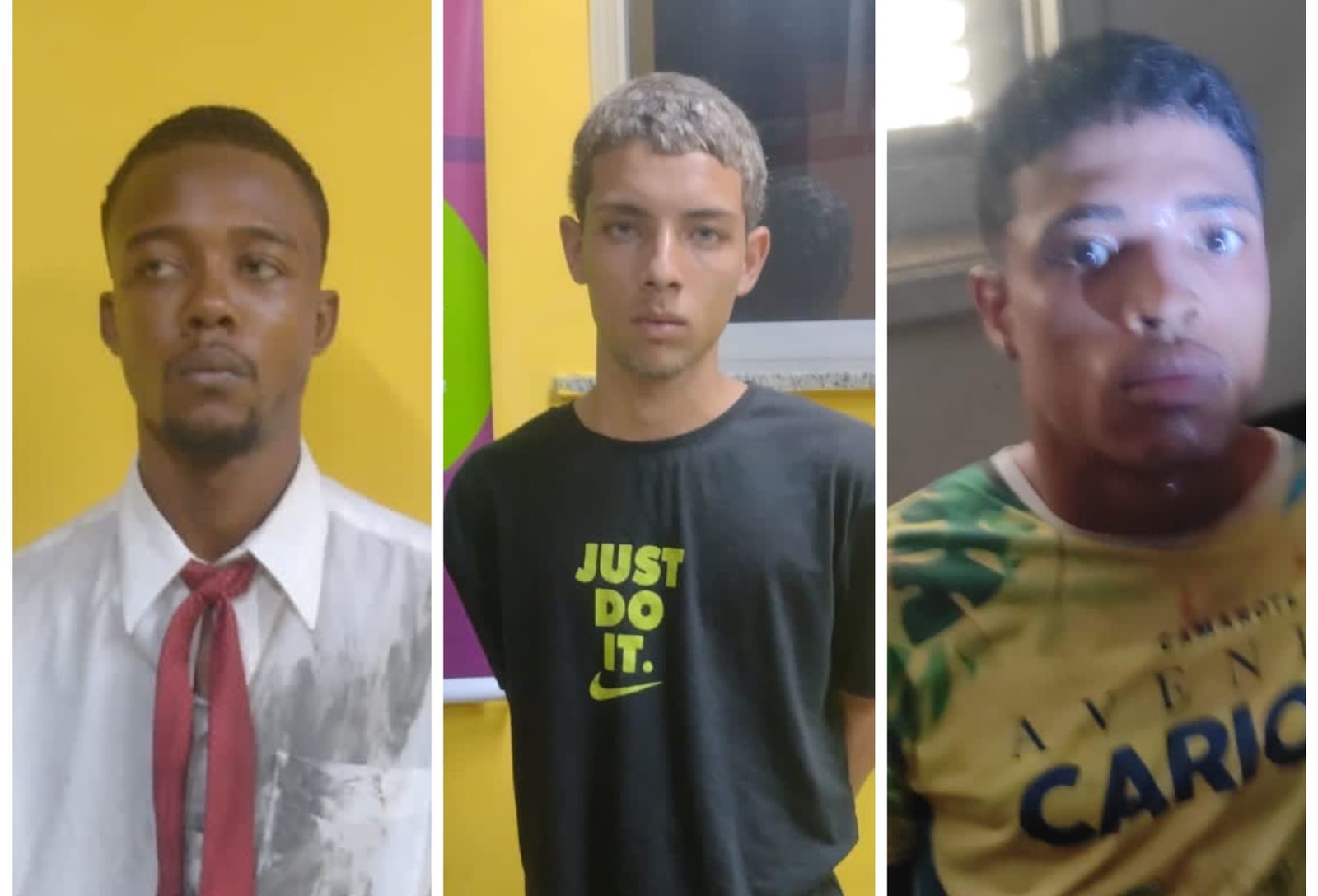 Criminosos presos após assaltos na Zona Sul