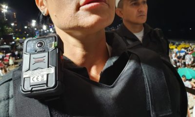 Policiais vão começar a usar câmeras nos uniformes