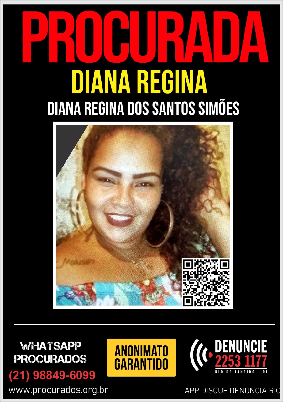 (Diana que já é considerada foragida da Justiça, possui uma tatuagem no ombro direito escrito “Márcio”.)