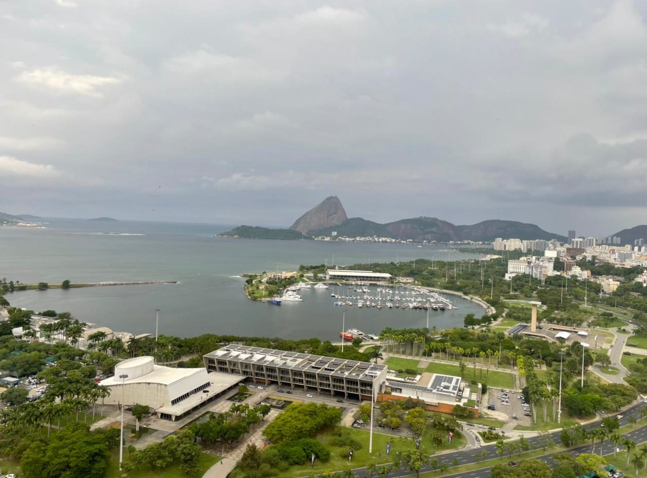 céu nublado no Rio