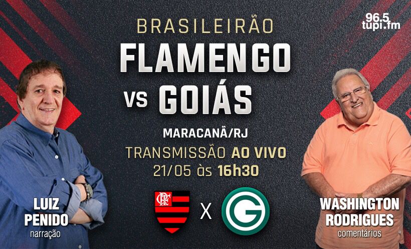 FLAMENGO X GOIÁS AO VIVO NO MARACANÃ! 