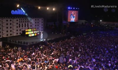 No ano de 2019, cantora fez um show gratuito para milhares de pessoas no Parque Madureira