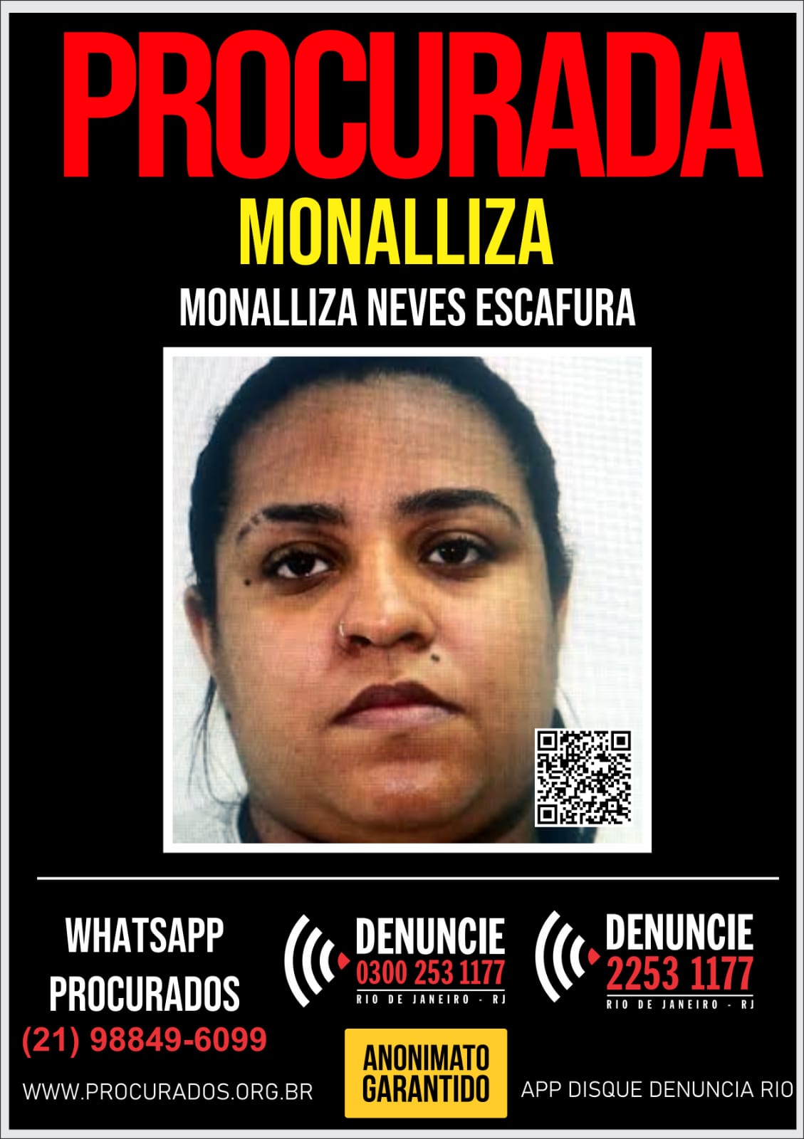 Monaliza filha do bicheiro Piruinha