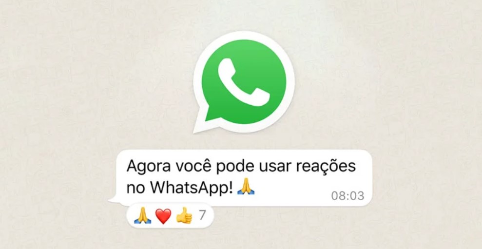 WhatsApp conta agora com emojis de reação