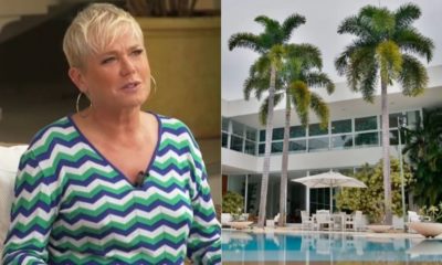 Montagem da Xuxa e a mansão na Barra da Tijuca