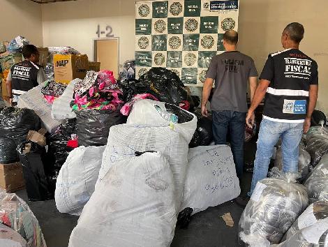 Imagem de produtos falsificados 