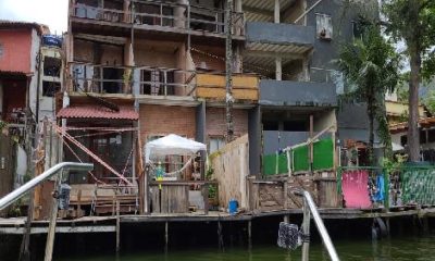 imagem de uma construção irregularr