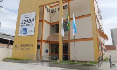 Imagem da fachada da delegacia de Nova Iguaçu