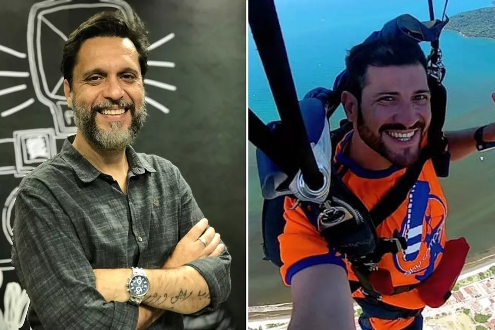 André Luiz Warwar (à esquerda) e Wilson José Romão Júnior, vítimas do acidente