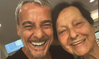 Alexandre Borges e mãe
