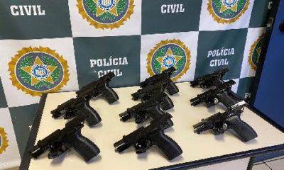 armas encontradas dentro do tanque de combustível do carro