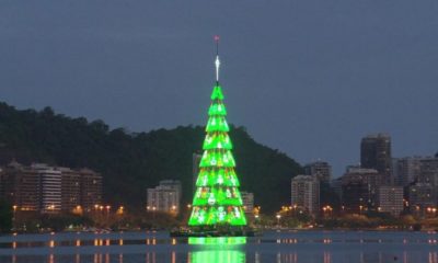 árvore de natal da lagoa rodrigo de freitas