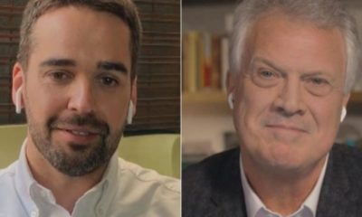 Eduardo Leite e Pedro Bial