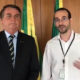 Presidente Jair Bolsonaro ao lado de Arthur Weintraub