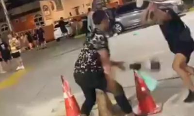 Na imagem, homens participando de brigas na Zona Oeste