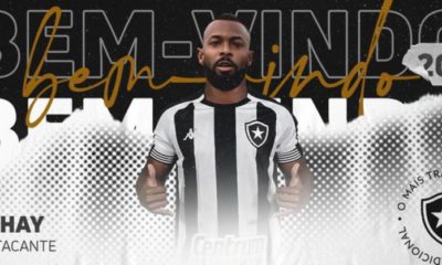 Anúncio da contratação de Chay pelo Botafogo