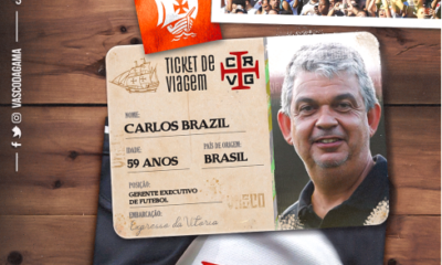 Carlos Brazil é o novo Diretor Executivo de Futebol do Vasco