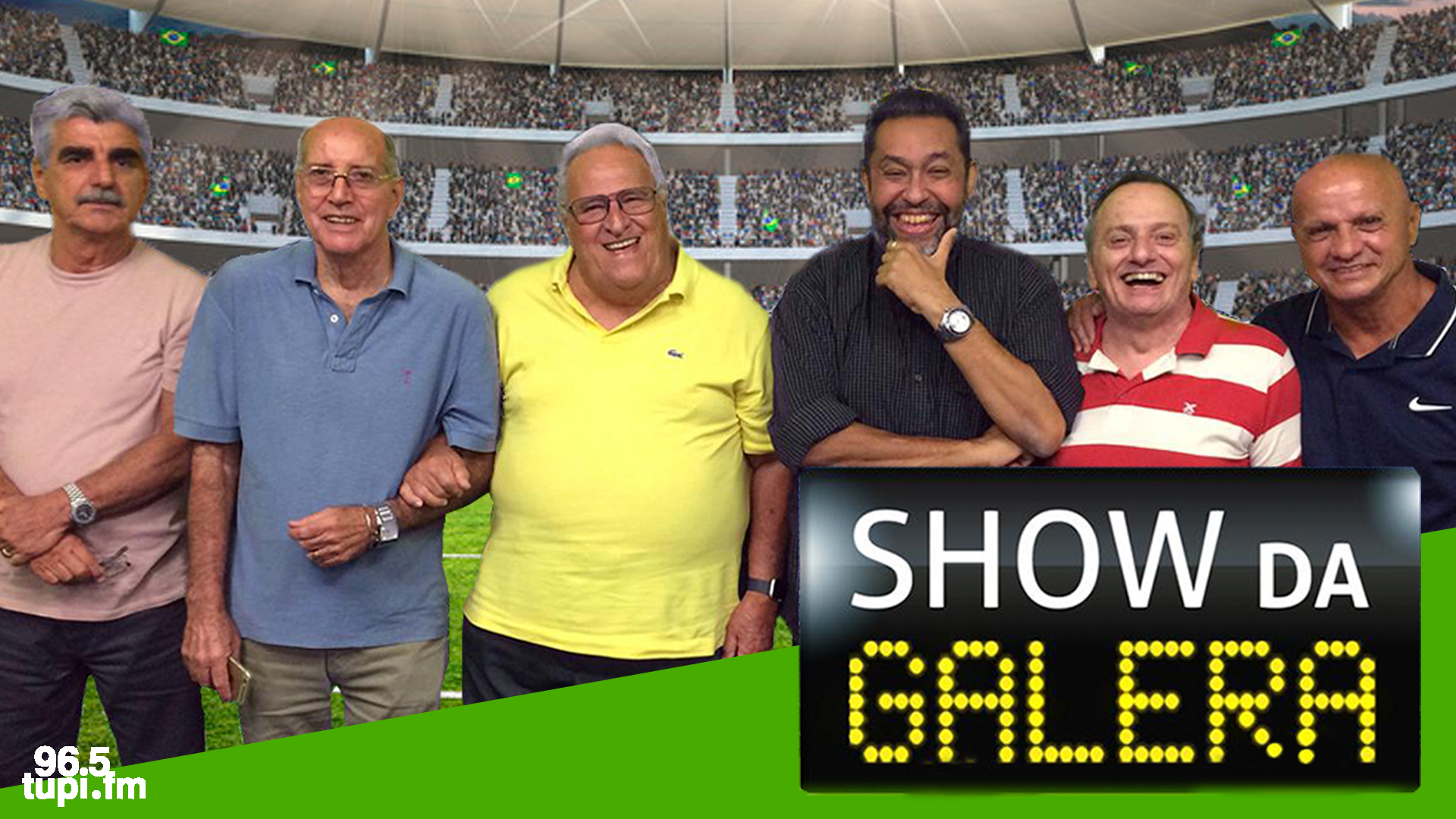 craques da tupi rubem leão, gérson canhotinha, apolinho, wagner menezes, gilson ricardo e dé aranha