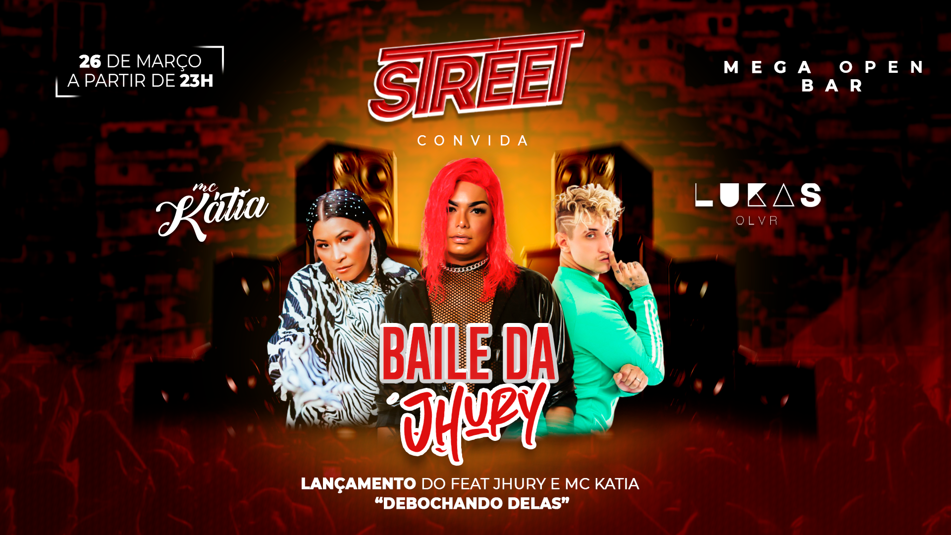 DJ Jhury e MC Kátia lançam parceria musical em boate na Lapa, neste sábado