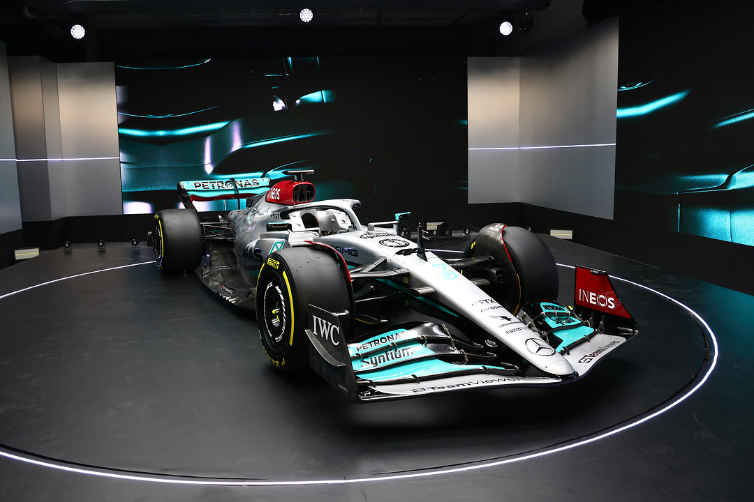 Novo carro da Mercedes para a temporada 2022 de Fórmula 1