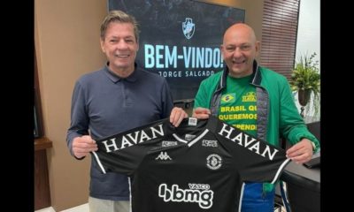 Jorge Salgado e Luciano Hang parceria entre Vasco e Havan