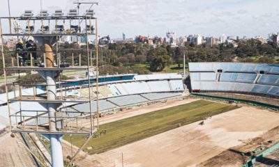 Estádio do Centenário, em Montevidéu, no Uruguai, passa por reformas de olho nas finais da Libertadores e Copa Sul-Americana