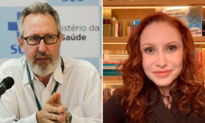 Natalia Pasternak e o sanitarista Cláudio Maierovitch