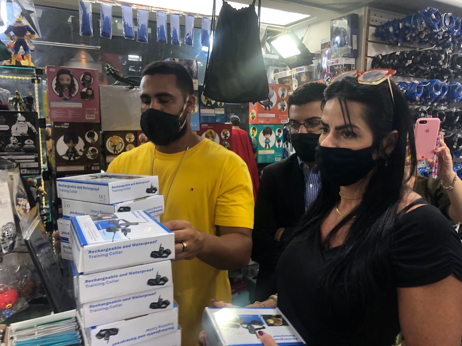 Imagem da operação contra as coleiras