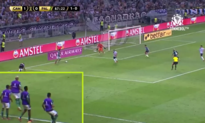 Momento em que Deyverson invade o campo