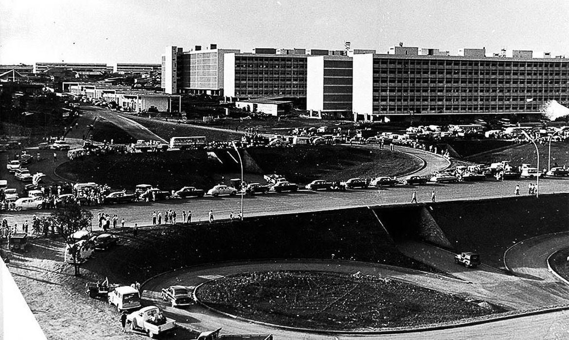 Prédios de Brasília em construção