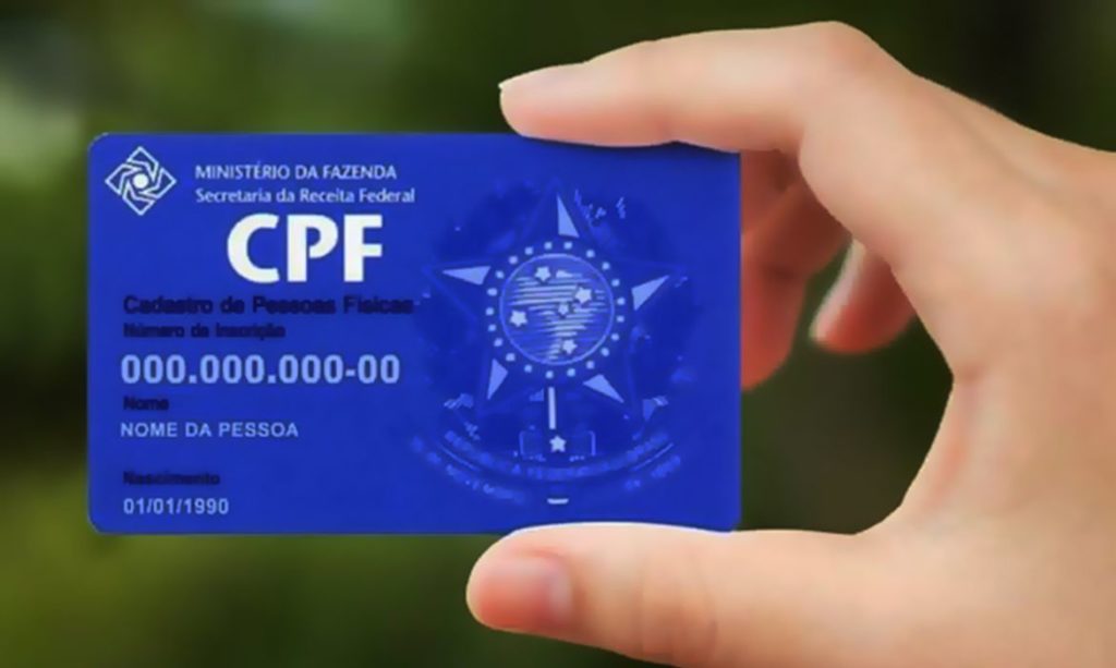 Imagem de cartão do CPF