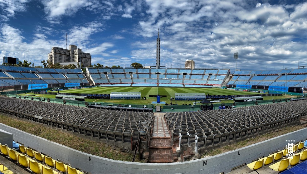 Estádio Centenário, em Montevidéu, no Uruguai, será palco das finais da Copa Sul-Americana e Libertadores