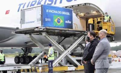 Entrega de vacinas em São Paulo